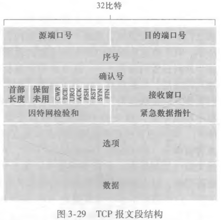 TCP 报文段结构
